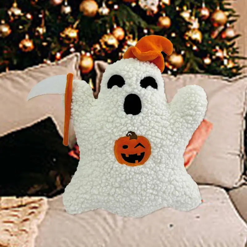 Soft Halloween Ghost Pillow