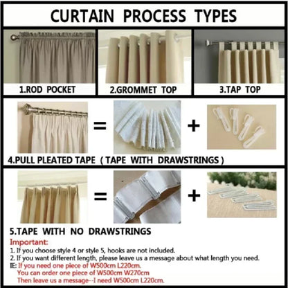 Green Leaves Printed Blackout Curtain