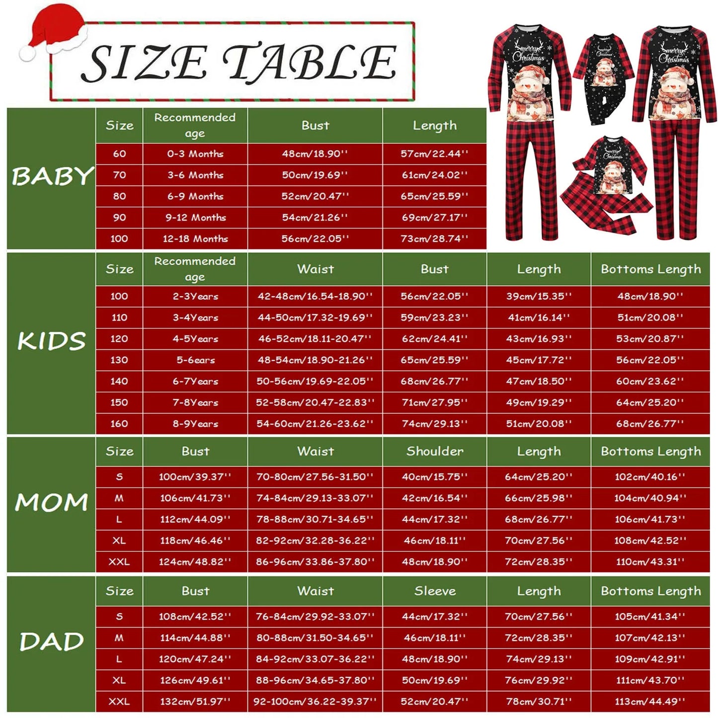 Christmas Pajama Sets For Mom