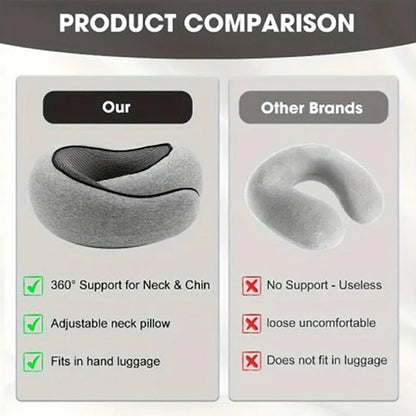 Portable U-shaped Travel Pillow