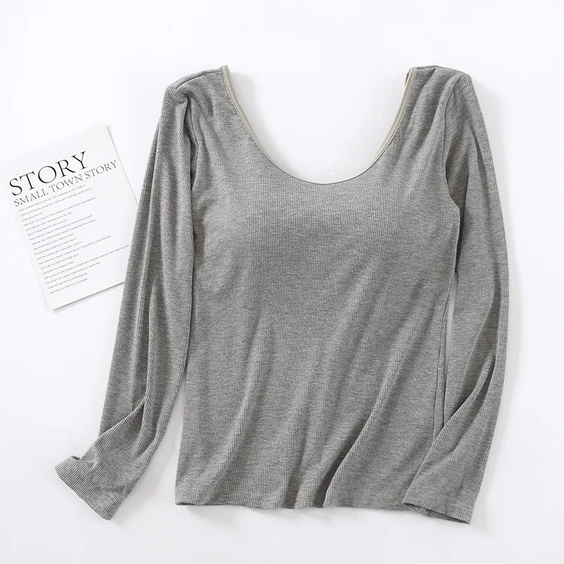 Long Sleeved Pajamas Top