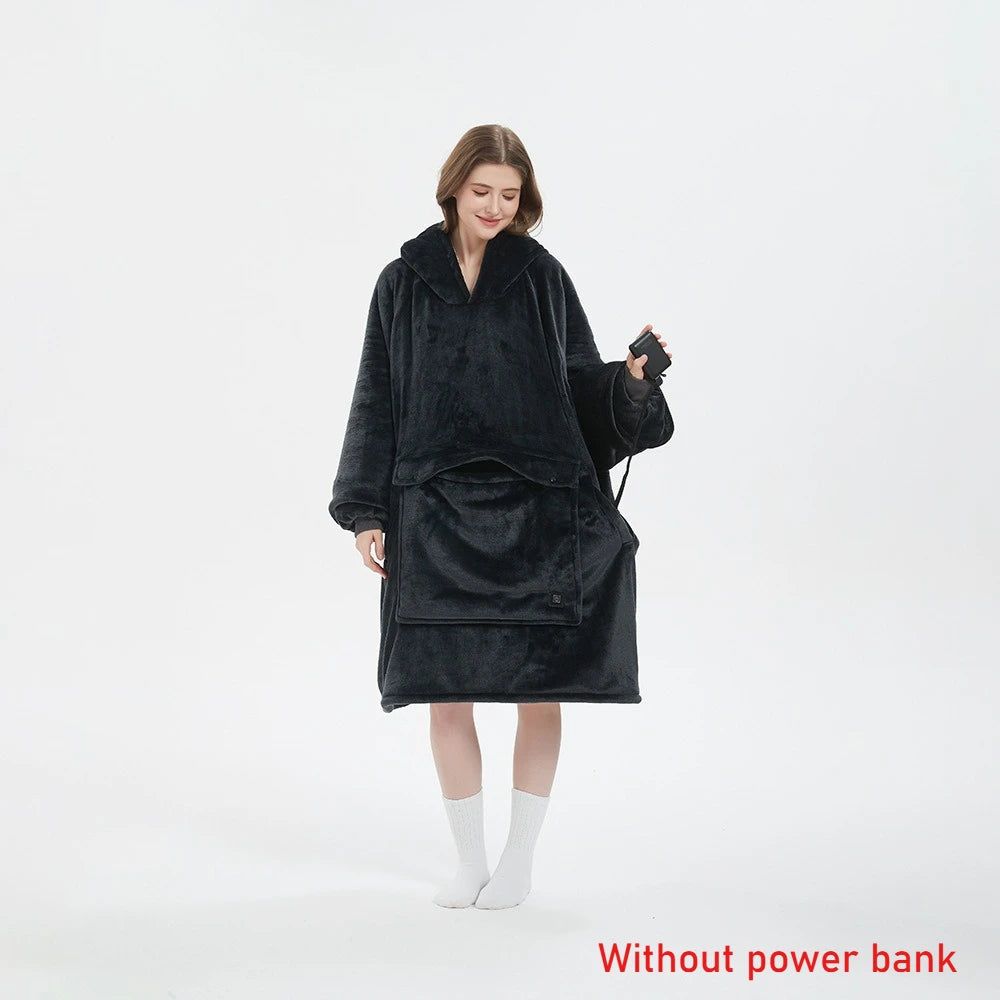 Winter Wearable Blanket Hoodie