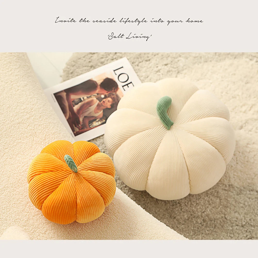 Fluffy Pumpkin Plush Pillow