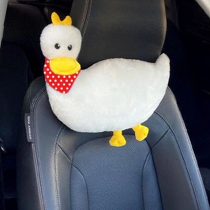 Novelty Car Headrest Plush Pillow