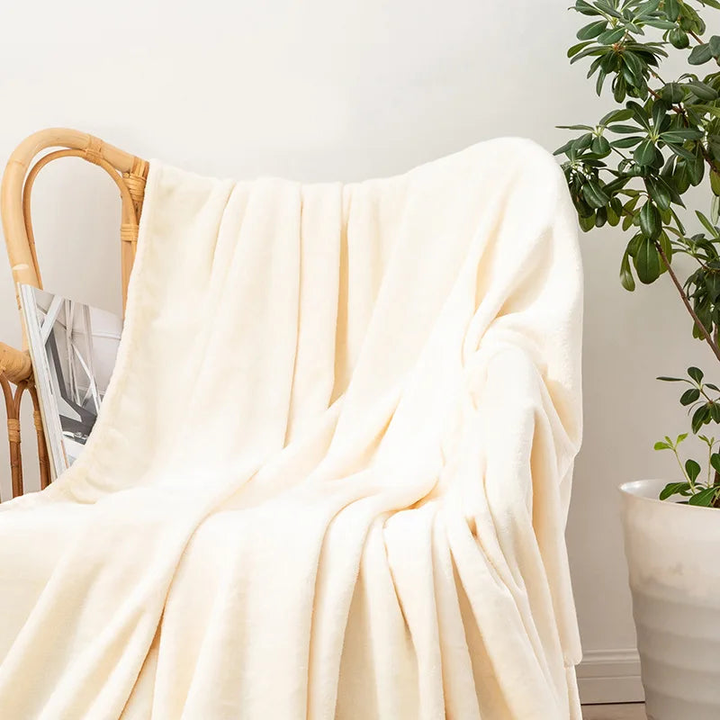 Fleece Flannel Gold Blankets