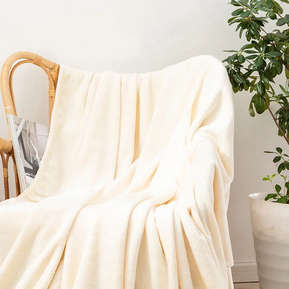Fleece Flannel Gold Blankets