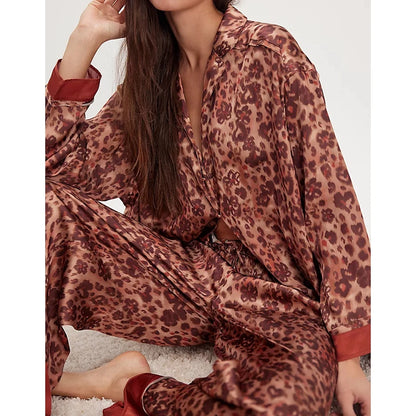 Silk Satin Pajamas Set for Women