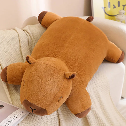 Huge Capybara Plush Shaped Pillow