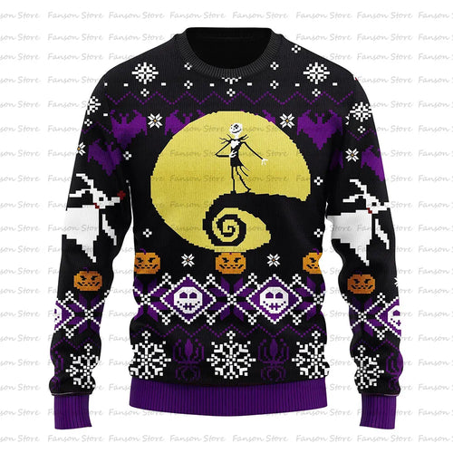 The Nightmare Before Christmas Ugly Christmas Sweatshirt