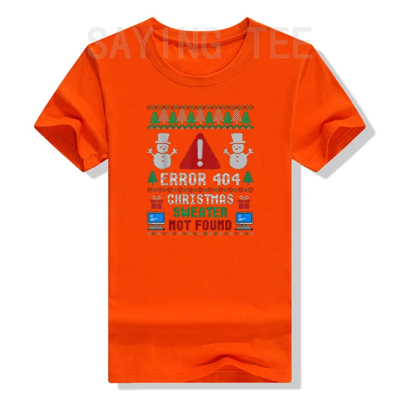 Computer Error 404 Ugly Christmas Sweater T-Shirt