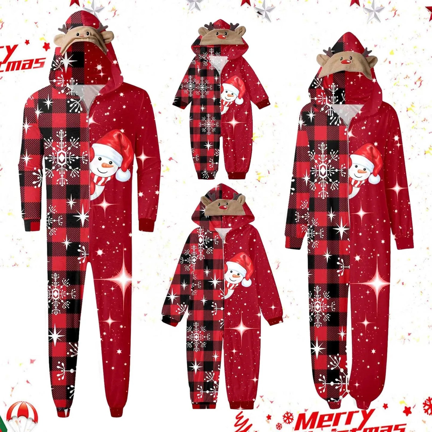 Family Christmas Pajamas Onesies