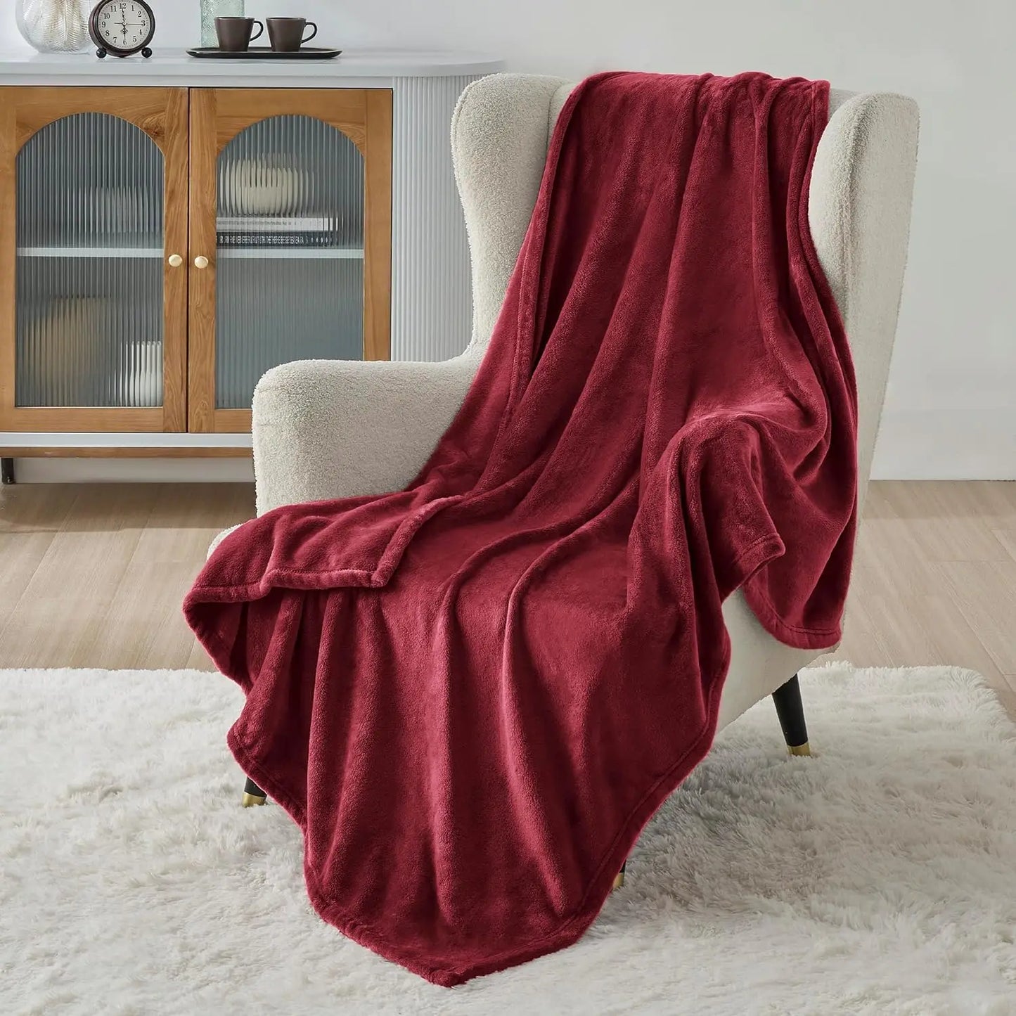 Fleece Blanket Queen Blanket Black