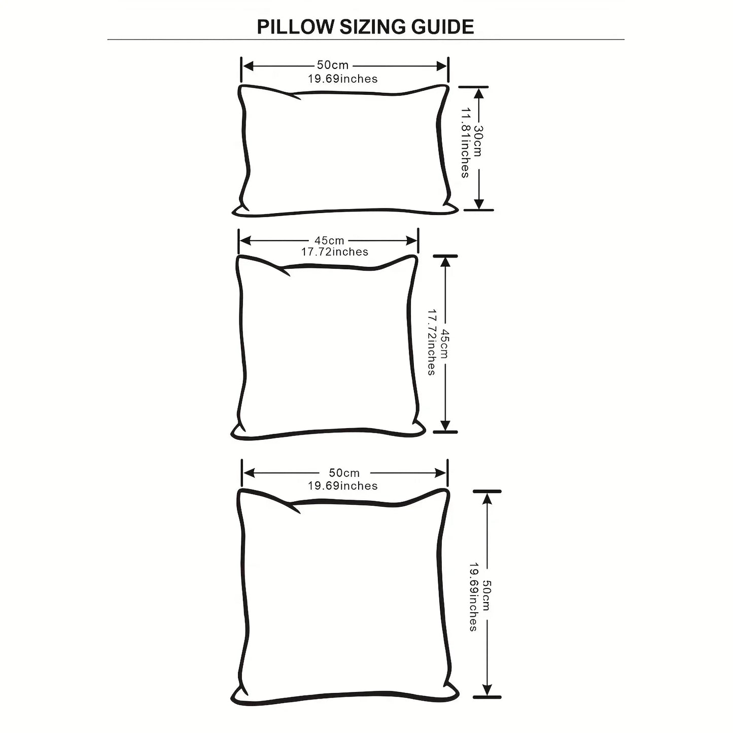 1pc Throw Pillow Covers