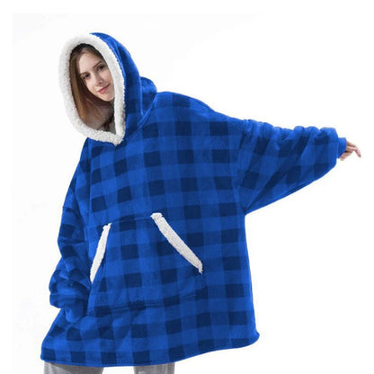 Hooded Blanket with Sleeves