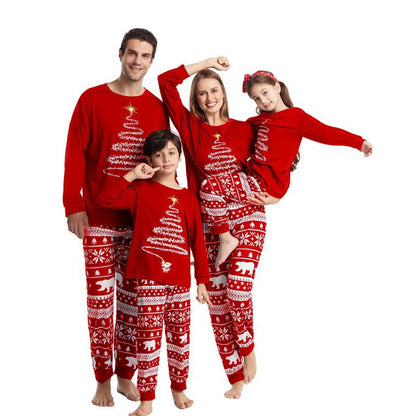 Winter Christmas Pajamas Sets for the Family