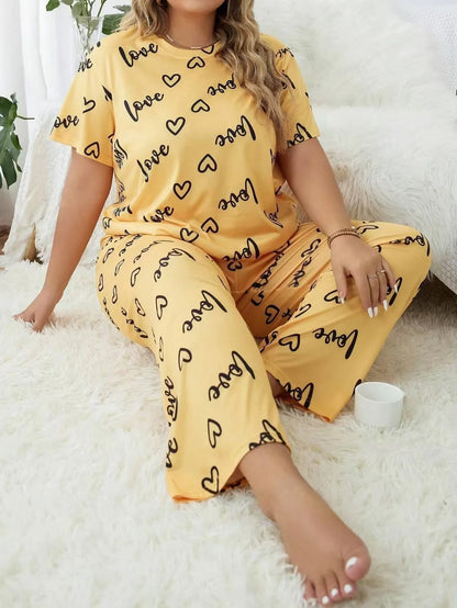 Plus size Women's Pajamas Set