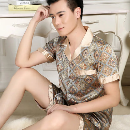 Silk Satin Pajamas for Men