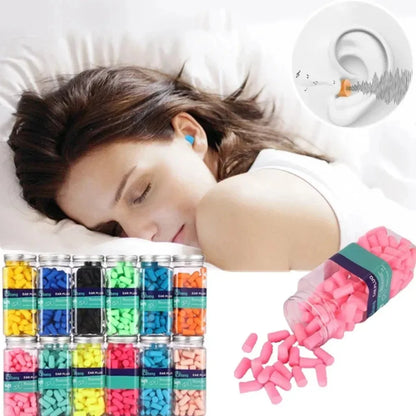 50pcs Earplugs Noise Reduction Insulation Foam