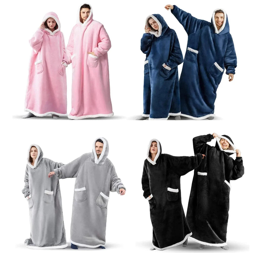 Extra Long Wearable Blankets