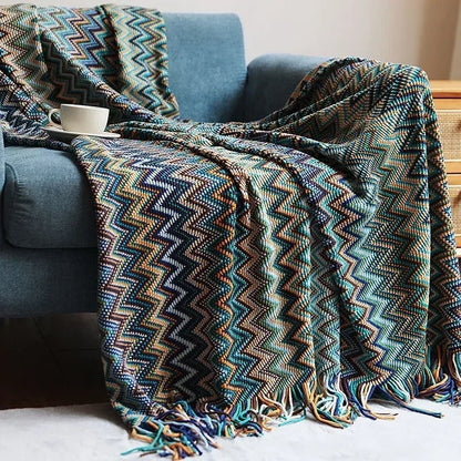 Boho Bed Plaid Blanket