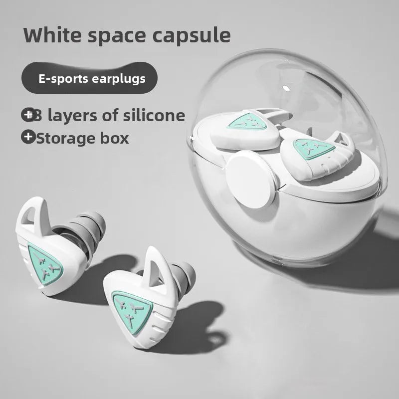 Space Capsule Silicone Earplugs
