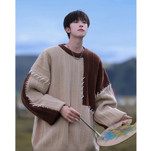 HOUZHOU Knitted Sweater for Men