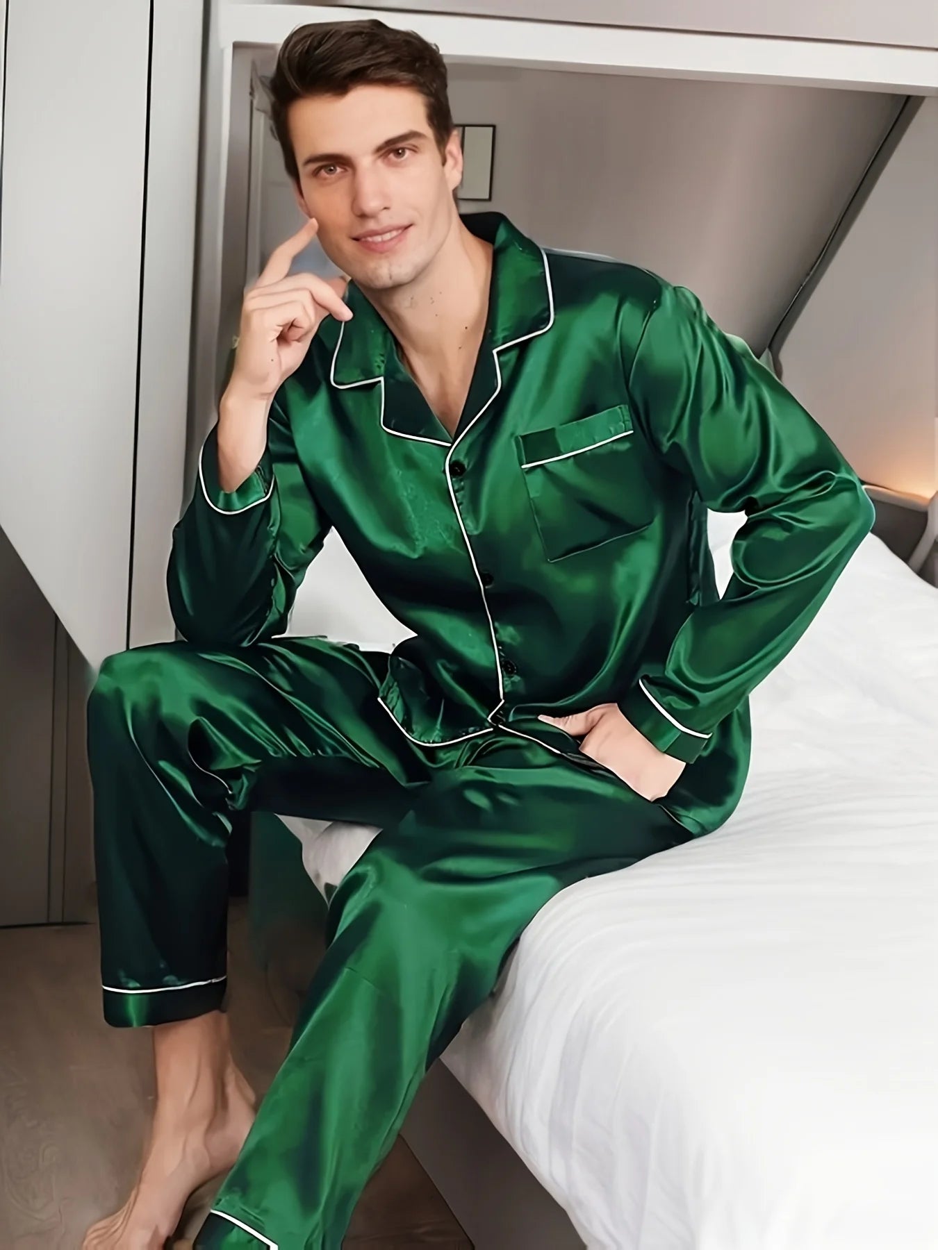 New Men Pajama Sets Sleepwear