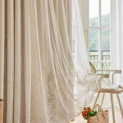 Modern minimalist and luxurious bedroom curtains