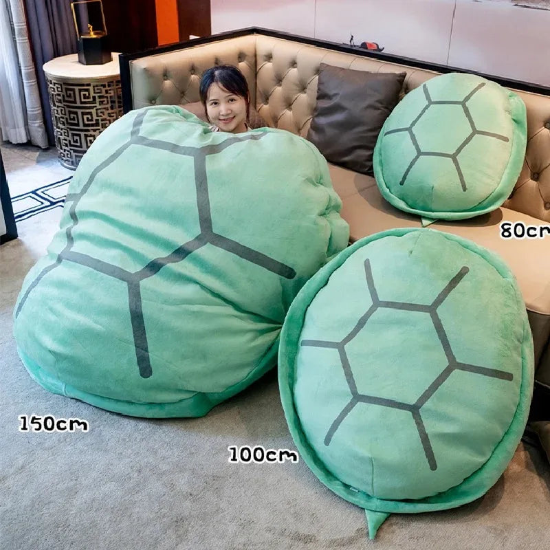 Turtle Shell Plush Pillow