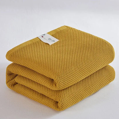 Solid Cotton Blanket