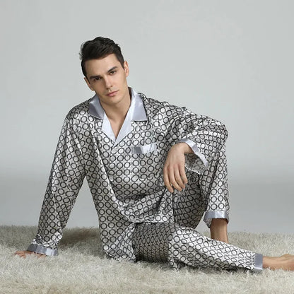 Silk Satin Pajamas for Men