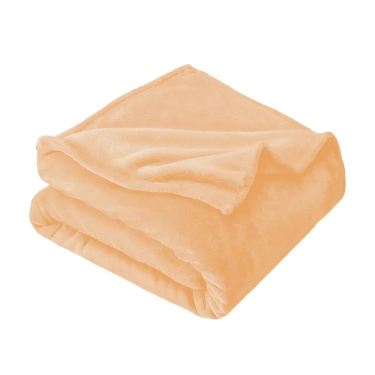 Pure color thick fleece blanket