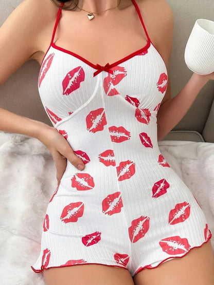 Romper Women Onesies Summer Sleepwear
