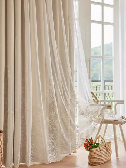 Modern minimalist and luxurious bedroom curtains