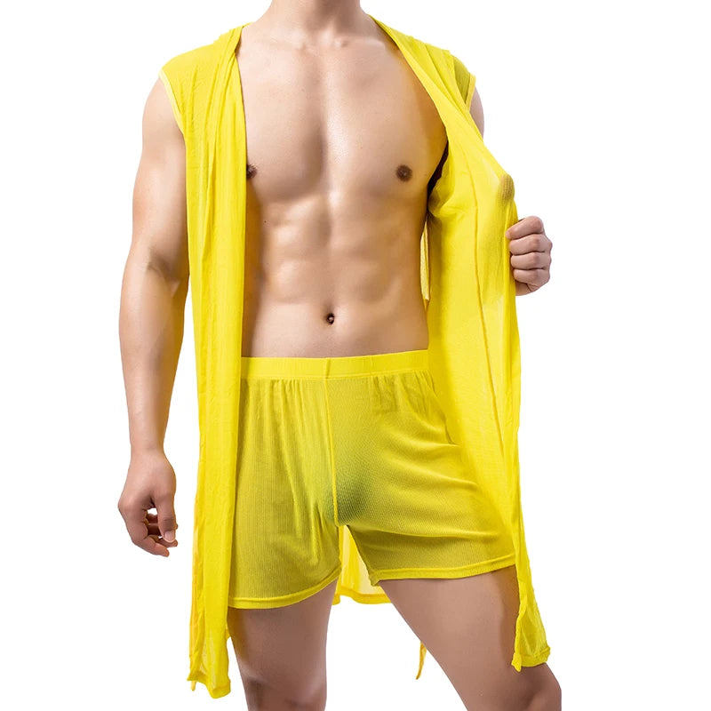 Men Sexy Pajamas Sleepwear