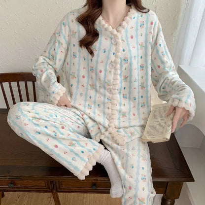 Coral Fleece Pajamas Women