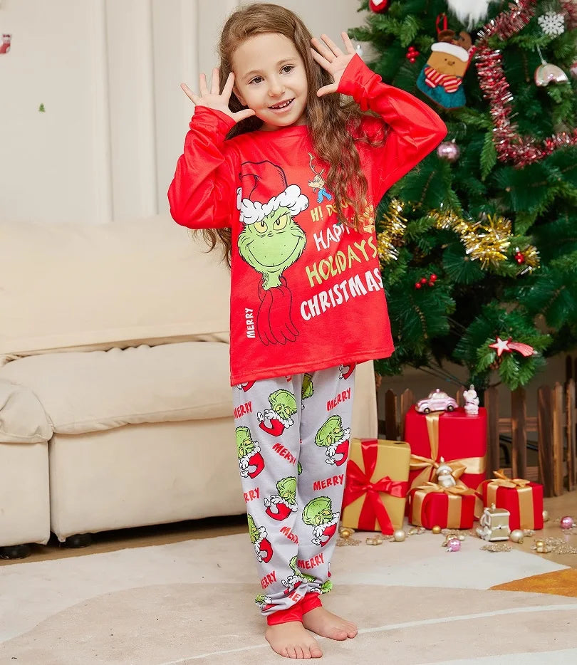 Matching Christmas Family Pajamas - The Grinch