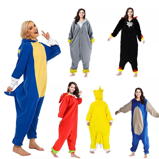 Family Cosplay Pajama Onesies for Kids and Adults
