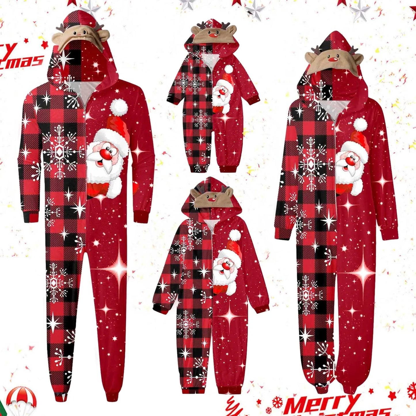 Family Christmas Pajamas Onesies