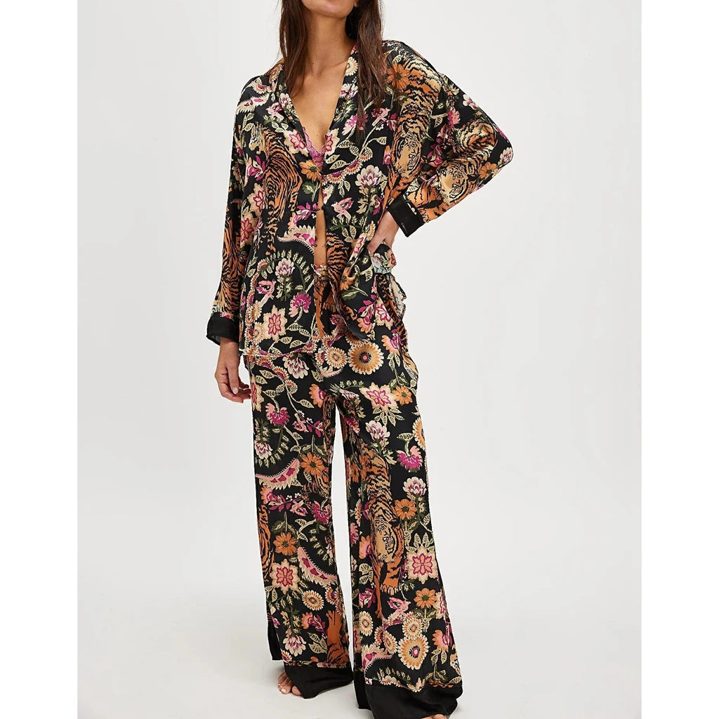 Silk Satin Pajamas Set for Women