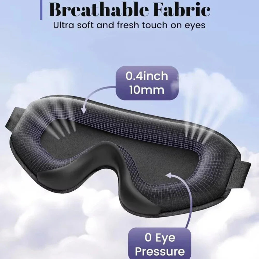 Blackout Sleep Mask with Adjustable Strap