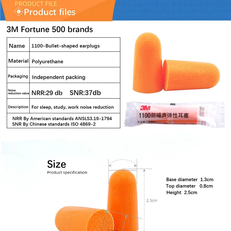 Anti-Noise Earplugs Industrial Earplugs