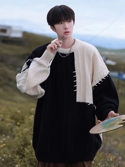 HOUZHOU Knitted Sweater for Men