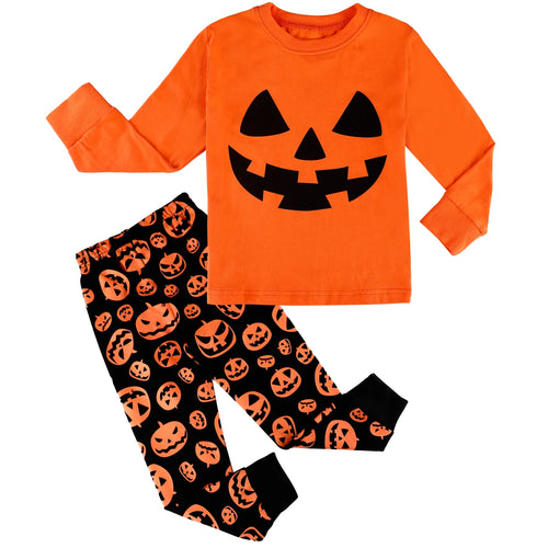 Kids Halloween Pajamas Set