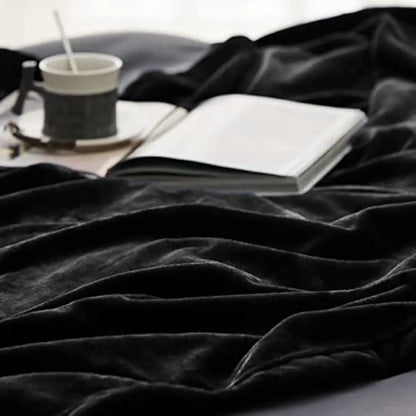 Fleece Blanket Queen Blanket Black