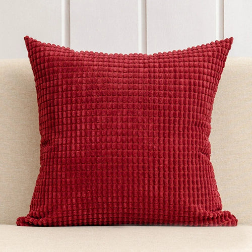 Soft Corduroy Corn Grain Decorative Throw Pillow Cover