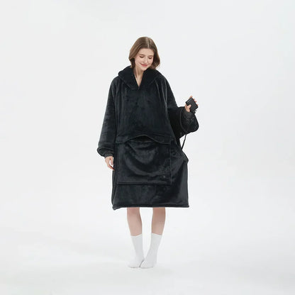 Winter Wearable Blanket Hoodie