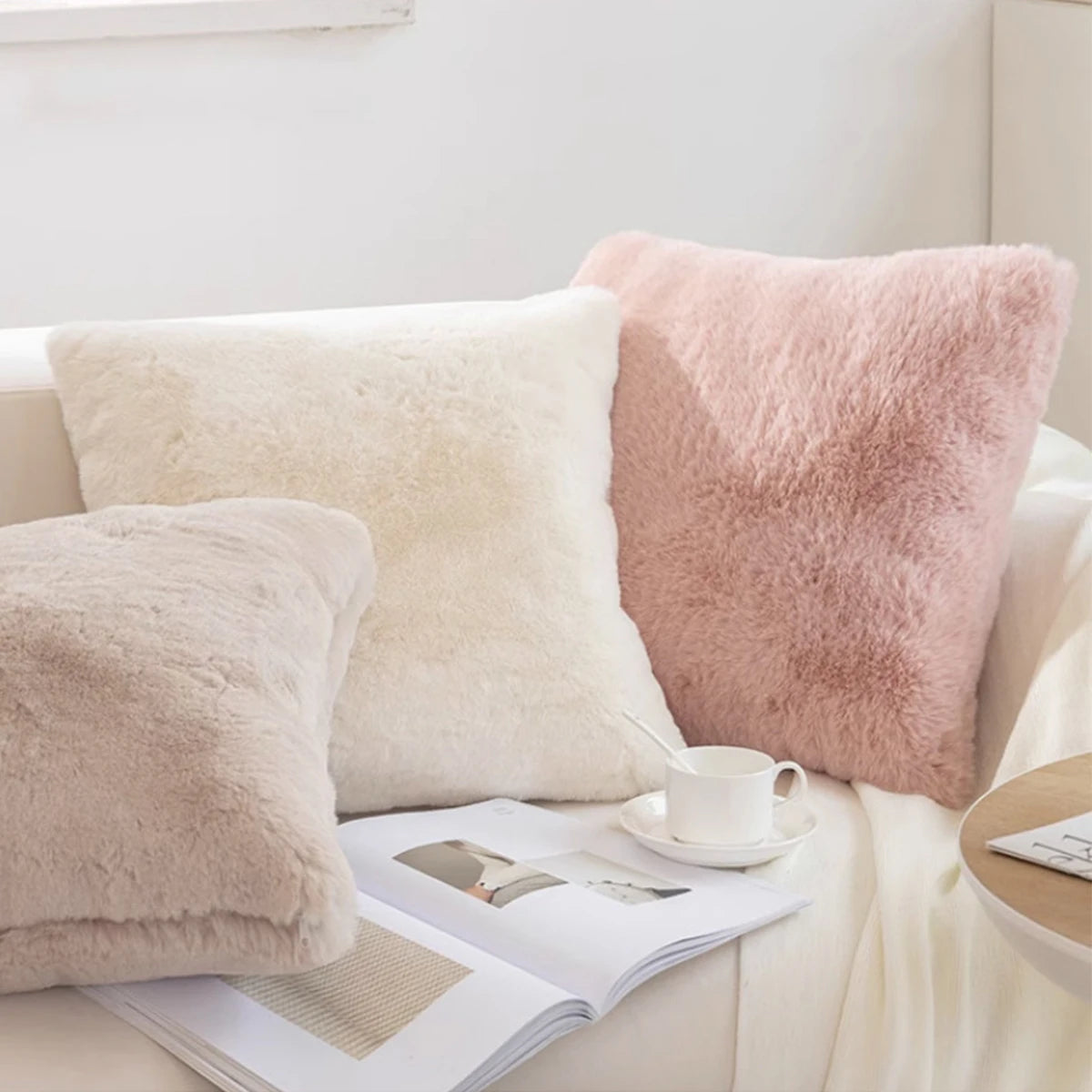 1pc plush Throw Pillows Case