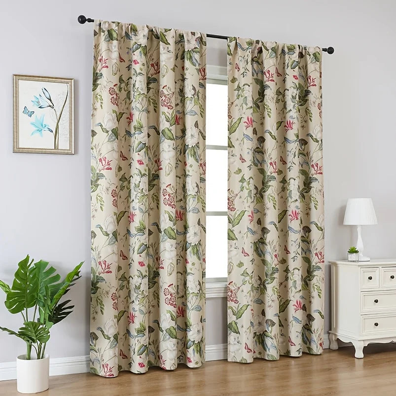 American Pastoral Print Blackout Curtain