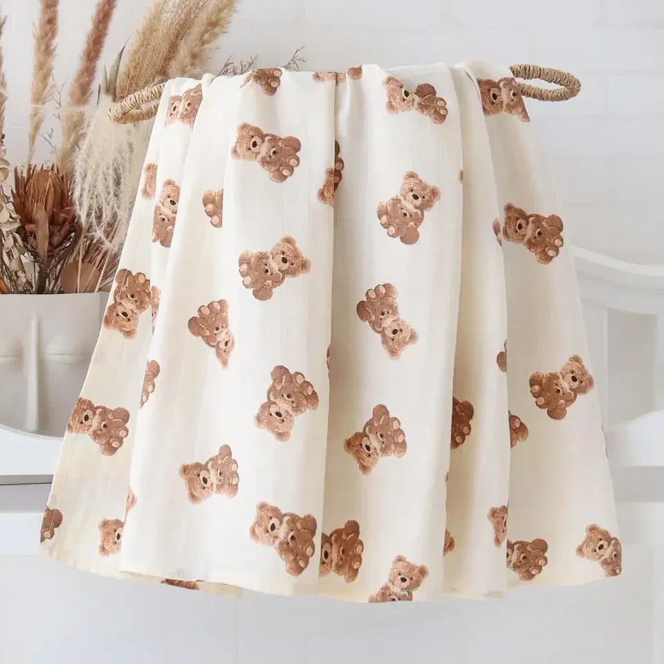 Cute Bear Baby Blanket